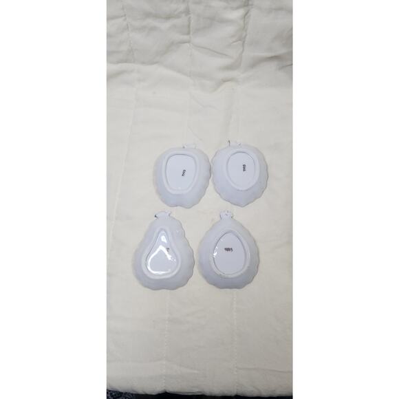 Set of 4 Ardalt Lenwile  China vintage White Fruit Shaped Trinket Dish - Picture 2 of 6